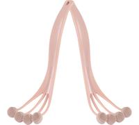 JEWEDECO 2pcs Silicone Bathing Brush Set with Long Handle for Back Exfoliation and Massage, Fine Workmanship with Hole Design, for Daily Use