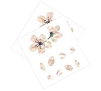 JEWEDECO 2pcs Sticker Guitar Decoration Creative Pattern Ukulele Fretboard Decals Self-adhesive Music Stickers for Electric Guitar Bass