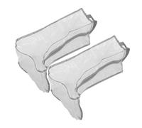 JEWEDECO 2pcs Tall Boots Storage Bags with Zipper Large Capacity PVC Plastic Covers Boot Protectors for Outdoor and Busy Households