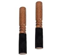 JEWEDECO 2pcs Tibetan Singing Bowl Wooden Mallet Striker for Meditation Yoga Solid Wood Stick and Sound Bowl Percussion Stick for Buddhist Ceremony