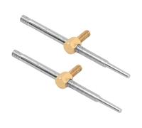 JEWEDECO 2pcs Violin Bow Screw Durable Metal Frog Screw Replacement Tool for Violin Bow Repair Easy to Use for Performance