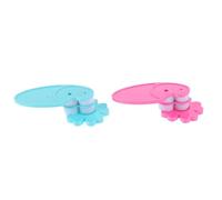 JEWEDECO 2pcs Wave Shape Paper Quilling Tools Plastic Easy to Use and Comfortable to Grip Paper Rolling Tools for Origami and Learner Use with Portable Design