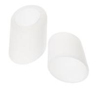 JEWEDECO 2pcs White Silicone Teapot Spout Covers Protective Kettle Spout Protectors Drip Proof Silicone Pot Accessories for Home Kitchen Use
