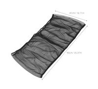 JEWEDECO 2Pcs Xxl Black Birdcage Cover Mesh Net Dustproof Parrot Cage Protector with Adjustable Fit for Large Round and Square Cages