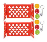 JEWEDECO 2sets Parrot Football Training Mini Soccer Field Bird Intelligence Development Enrichment for Birds Mental and Physical Exercise Playground Random Color