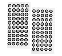 JEWEDECO 2sheets Scanner Reflective Marking Points of Reflective Film Markers for Accurate Positioning Engineering and Design Applications Inner Diameter Outer Diameter Points Per Sheet