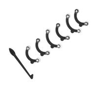 JEWEDECO 3 Pairs Nose Shaper Lifting and Shaping Clip for Women, Plastic and Silicone Nose Bridge Slimmer with Hook, Suitable for Daily Use in Everyday Beauty Routines