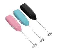 JEWEDECO 3 Pcs Handheld Epoxy Resin Mixer Stirrers DIY Craft Tools Smooth Surface Strong Strength for Handmade Epoxy Mixing Blue Non Battery Operated