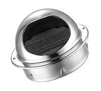 JEWEDECO 3 Pcs Practical Round Exhaust Hood Cover Ventilation Grill for Wall Air Vent Easy Install