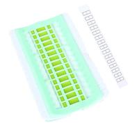 JEWEDECO 30 Holes Cross Stitch Tool Thread Straightener Plastic Mini Thread Cards Easy to Carry for Home Use