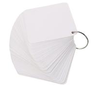 JEWEDECO 300 Sheets of White Blank Index Cards for Writing and Handwriting Practice Smooth Paper Material with Easy to Write on Surface Creative Design Mini Note Cards for Message and DIY