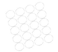 JEWEDECO 30pcs Stainless Steel Guitar E-1st String Replacement for Folk and Electric Guitars Fast Response Suitable for Studio Recording and Daily Practice