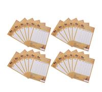 JEWEDECO 30pcs Wine Tasting Scorecards Paper Cards with Comprehensive Flavor Analysis and Data-driven Insights for Wine Lovers and Amateurs at Tasting Events and Competitions
