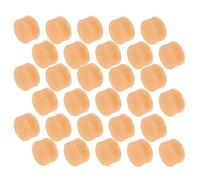 JEWEDECO 36pcs Orange Acrylic Music Instrument Inlay Dots for Guitar Fretboard, Rounded 6x3mm Side Dot Markers for Acoustic Guitar, Lightweight Design Enhancing Playability for Hobbyists