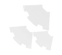 JEWEDECO 3pcs Acrylic Sewing Templates Quilting Rulers Versatile Design Comfortable Use for Beginners and DIY Enthusiasts for Sewing DIY Projects and Professional