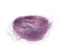 JEWEDECO 3pcs Artificial Easter Bird Nests Made of Linen Thread, Lightweight and Beautiful Handmade Egg Nests for Candies and Easter Eggs, for Hotels and Empty Boxes Decoration