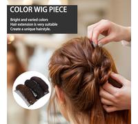 JEWEDECO 3Pcs Bump Up Hair Set Hair Styling Insert Comb for Volume Half Bun Black Dark Brown Light Brown for Women’S Messy Ponytail and Updo