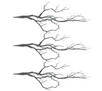 JEWEDECO 3pcs Fake Tree Branches Artificial Branches Decor with Assorted Colours Made of Sturdy Abs Material No Watering Or Pruning Required for Dining Table Or Shelf Decoration