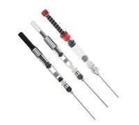 JEWEDECO 3pcs Fountain Pen Ink Fill Assistant Set 3.4mm and 2.6mm Bore Sizes Ink Absorption Syringe Device for Student Pens and Stationery Supplies for Precise