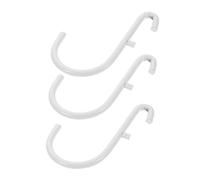 JEWEDECO 3pcs Heavy Duty Pegboard Hooks Kit Pegboard Accessories for Hanging Tools Retail Items and Crafts Easy Installation for Home Store and Workshop Organization