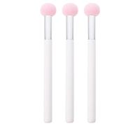 JEWEDECO 3pcs Makeup Sponge Applicators with Handle for Dry and Wet Use Concealer and Powder Puff Tools Comfortable Pen-shaped Makeup Sponges for Foundation and Flaw Concealing for Home