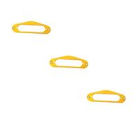 JEWEDECO 3pcs Metal Pickup Ring for Tl Style Electric Guitars Golden Single Coil Mounting Frame with Screws Durable Replacement Accessory for Guitarists and Luthiers Fine Workmanship Fits
