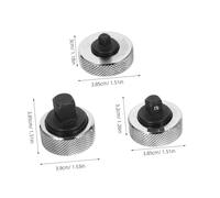 JEWEDECO 3pcs Mini Thumbwheel Ratchet Wrench with Slip Handle Reversible Finger Ratchet Driver Steel Shell for DIY Automotive Household Industrial Tasks