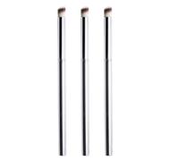JEWEDECO 3pcs Nail Dyeing Tool Set with Nylon and Stainless Steel Brushes, Practical and Washable Manicure Art Tools for DIY Nail Art