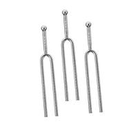 JEWEDECO 3pcs Professional 440Hz A Tone Tuning Forks for Guitar and Violin Standard Pitch Tuner Accessories for Musicians and Music Students