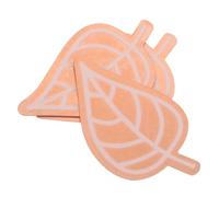 JEWEDECO 3pcs% Pure Copper Birdbath Cleaning Disc, 0.6mm Thick Leaf-shaped Copper Plate, Sturdy Outdoor Garden Fountain Accessory for Ceramic Bowls, Year-round Use, Highly Resistant to Sun