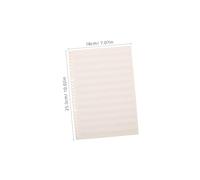 JEWEDECO 3pcs Staff Notebook Guitar Music Score Notebook Detachable Loose-leaf Design Print Paper 60 Sheets Each Piece