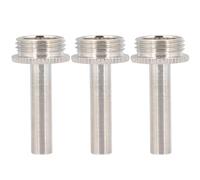 JEWEDECO 3pcs Stainless Steel Lightweight Piston Stem Replacements for Trumpet, Easy to Install Connecting Rods, Fits Most Models, Sturdy Silver Instrument Accessories for Brass Players