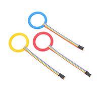JEWEDECO 3pcs Toddler Leash for Walking with Comfortable Grip and Safety Features, Assorted Colour Outdoor Walking Rope for Preschoolers Heading to Parks and Daycare Use
