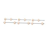 JEWEDECO 3sets Ergonomic Guitar Instrument Clamp Luthier Tool Guitar Repair Supply Wall Mount Hooks Strong Light Material 2pcs*3