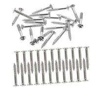 JEWEDECO 40pcs Guitar Pickup Screws Durable Outer Frame Fixing Screws for Electric Guitar Bass Easy to Install