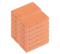 JEWEDECO 40pcs Miniature Bricks Realistic Fake Bricks Mini Garden Accessories Clay Material Easy Maintenance Versatile Use for Landscaping and Crafts