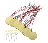 JEWEDECO 40pcs Piezo Disc Piezo Discs Leads for Guitar Instrument Sounder Sensor Music Trigger Drum