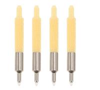 JEWEDECO 4pcs Acrylic Paint Pen Replacement Nibs Smooth Edges 0.5mm Fine Tip Spare Pen Points for Travel and Home Use