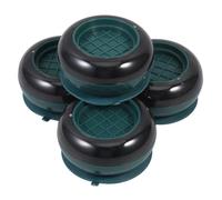 JEWEDECO 4pcs Adjustable Washing Machine Vibration Pads Pedestal Feet for Quiet Operation