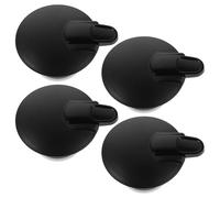 JEWEDECO 4pcs Black Coffee Carafe Replacement Lids for Coffee Maker Machine, Made of Sturdy Pp Material with Leak Prevention and Heat Retention Features, for Home and Family Gatherings