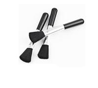 JEWEDECO 4pcs Cleaning Tools Screen Cleaning Tools Plastic Material Prolong Electronic Devices Service Life Clean Hard-to-reach Spaces for Screen Use Black Blue Yellow