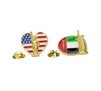 JEWEDECO 4pcs Creative Breastpin for Women Small Chic Brooch Pins Costume Props Decoration Unique Gift Accessories