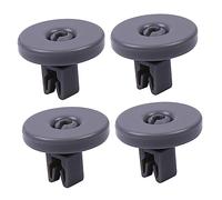 JEWEDECO 4pcs Dishwasher Lower Rack Wheels Replacement Roller for Dishwasher Wheel Repair Use in Kitchen Appliances