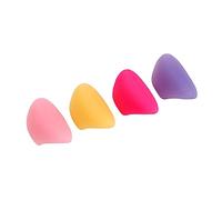 JEWEDECO 4pcs Flute Thumb Rest Finger Covers Cushions for Comfort and Random Colors for Wind Instruments