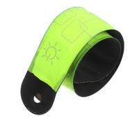 JEWEDECO 4pcs LED Reflective Ankle Band for Leg High Brightness LED and Comfortable Cloth Fit, for Camping and Concerts, Rechargeable Safety Light up Gear for Night Visibility