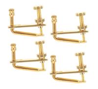 JEWEDECO 4pcs Metal Violin Tuning Keys Fine Tuners for String Adjusters for Accurate Tuning Essential Accessory for Violinists