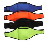 JEWEDECO 4pcs Mixed Color Waist Microphone Pouches Microphone Holder Packs for Instructors Portable Mic Belts for Outdoor Fitness Running Aerobics Random Color