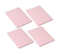 JEWEDECO 4pcs Rubber Carved Blocks for DIY Crafting Easy to Cut Linocut Bricks Enhance Detail Creativity Art Projects for Beginners Advanced Users Pink