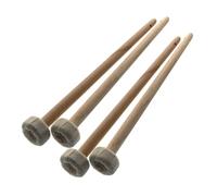 JEWEDECO 4pcs Small Cotton Head Mallets Gong Percussion Mallets Set for Chinese Gong and Drum Accessories for Performance and Percussion Use Random Color