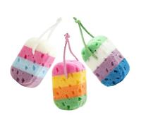 JEWEDECO 4pcs Soft Sponge Bath Body Scrubber for Adults and Teens with Honeycomb Shape, Hydration and Nourishment Features, Providing Rich Foaming Experience for Relaxing Bathing and Shower